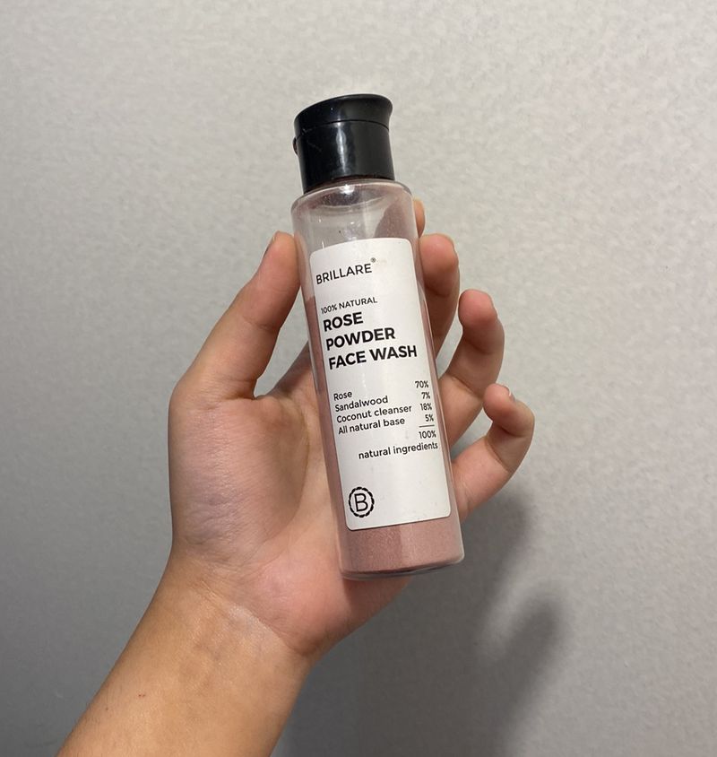 Natural Rose Powder Face wash