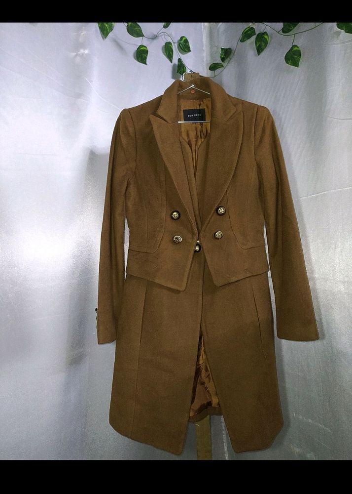 Women Brown Overcoat 50%