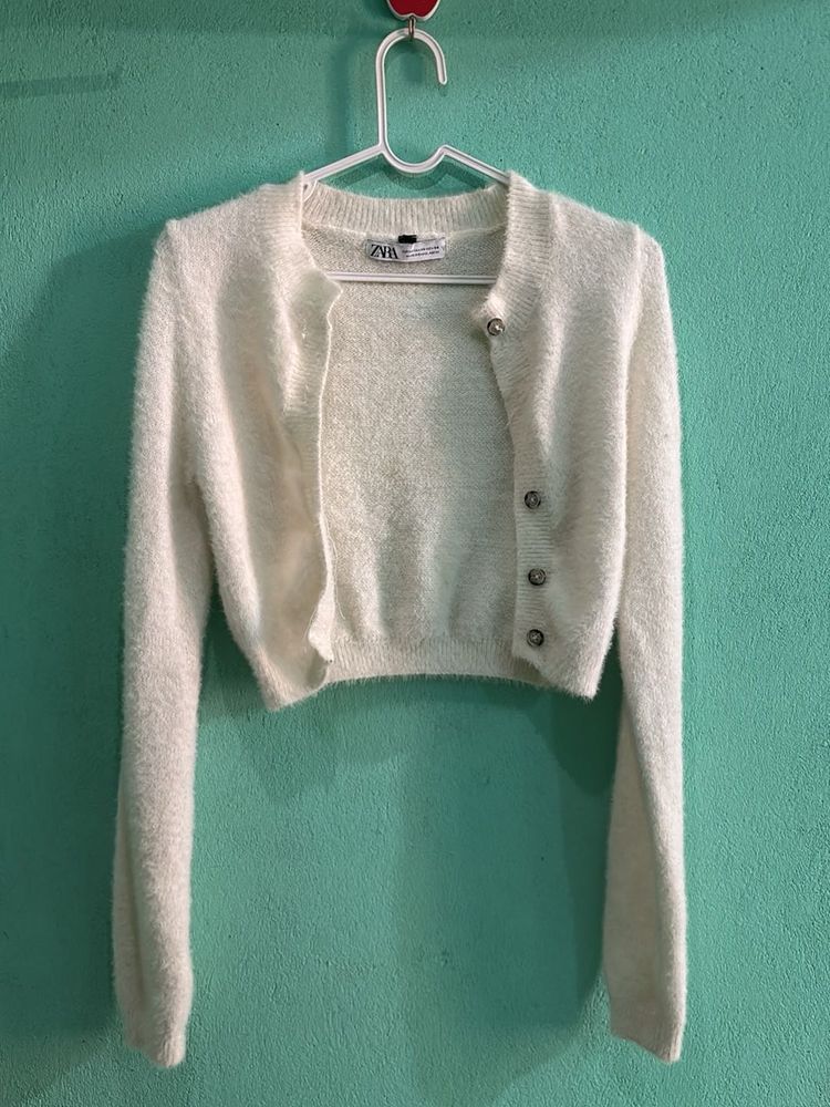 Zara cropped cardigan