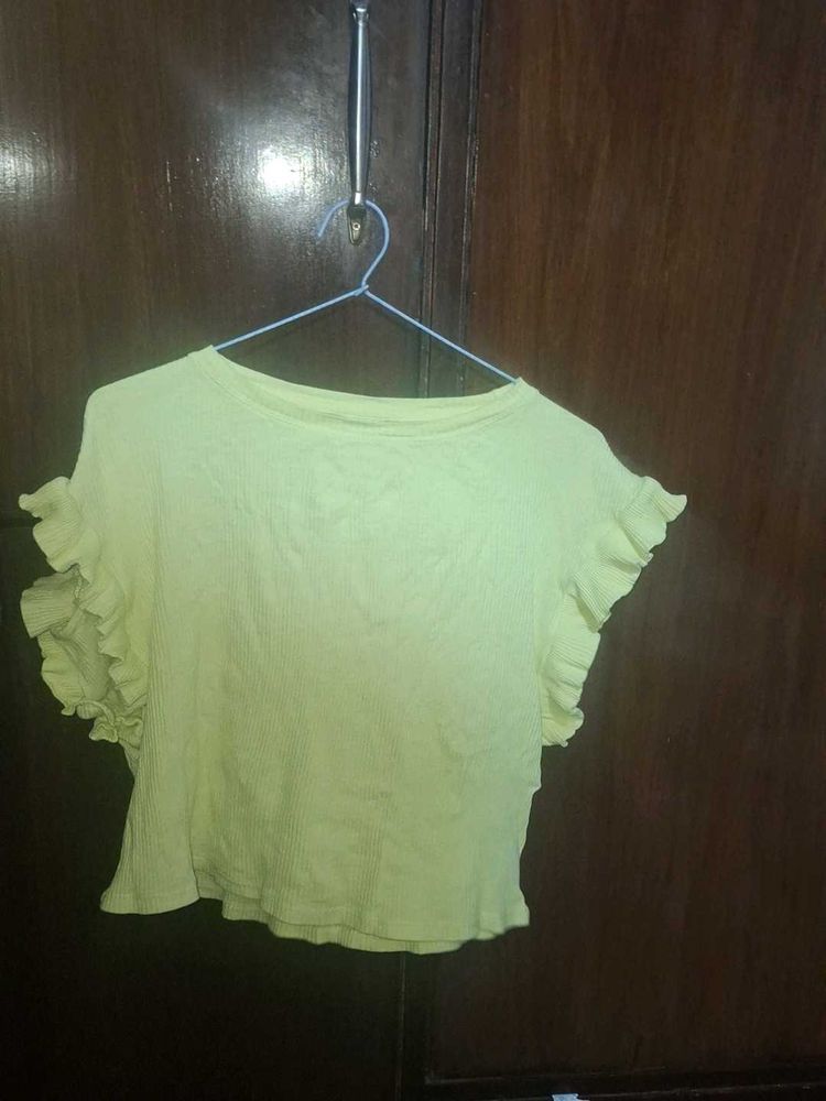 Ruffle Sleeve Top