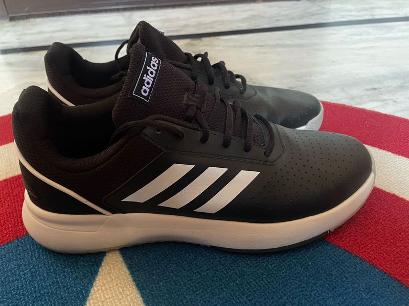 Adidas Black &amp; White Athletic Shoes