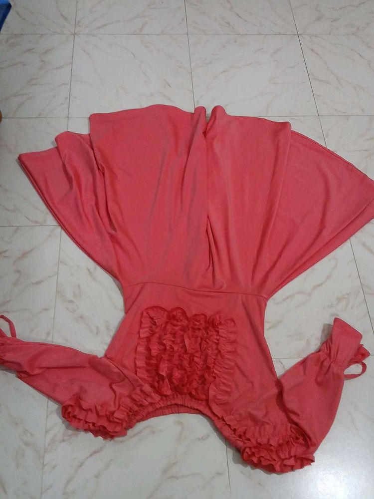 New Short Frock With Ruffles