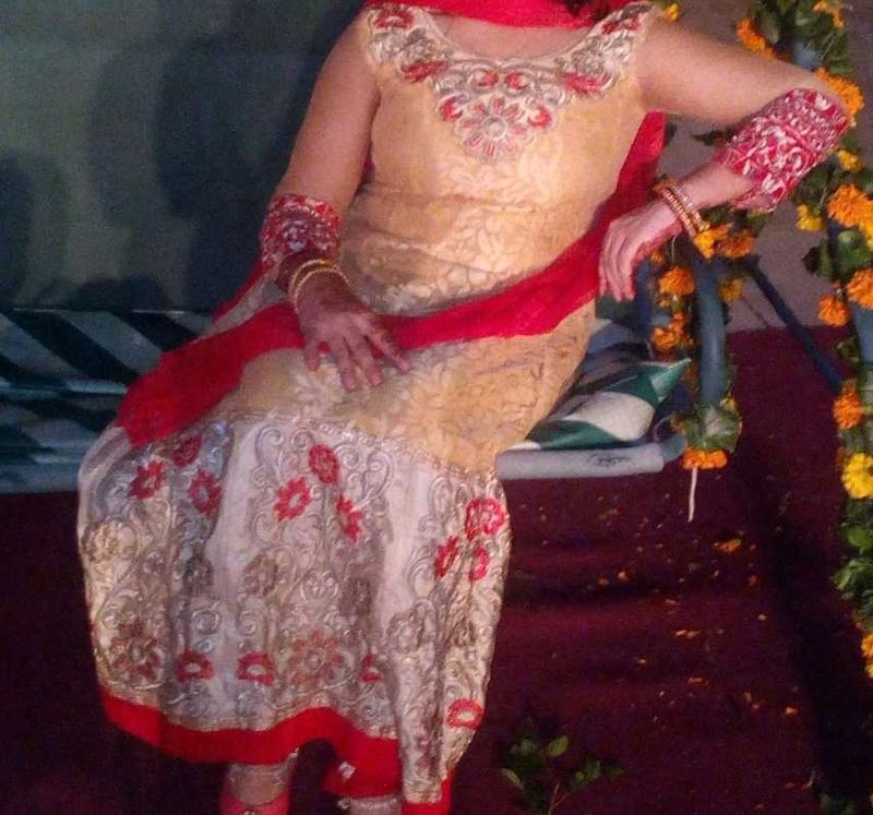 Embroidered Anarkali Kurta Only
