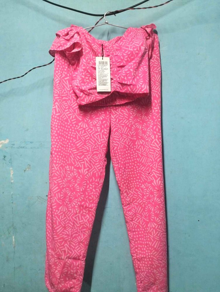 Pink Colour Co-ordset