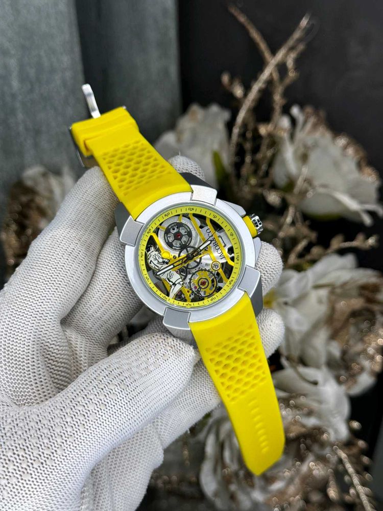 Jacob N Co Yellow Watch
