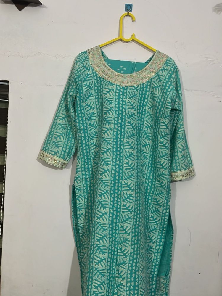 Elegant Green Kurta