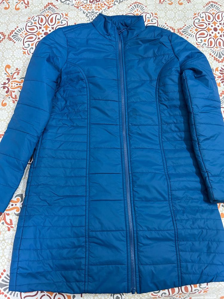 Stylish Blue Padded Jacket