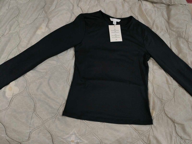 H&amp;M Black Long Sleeve Top