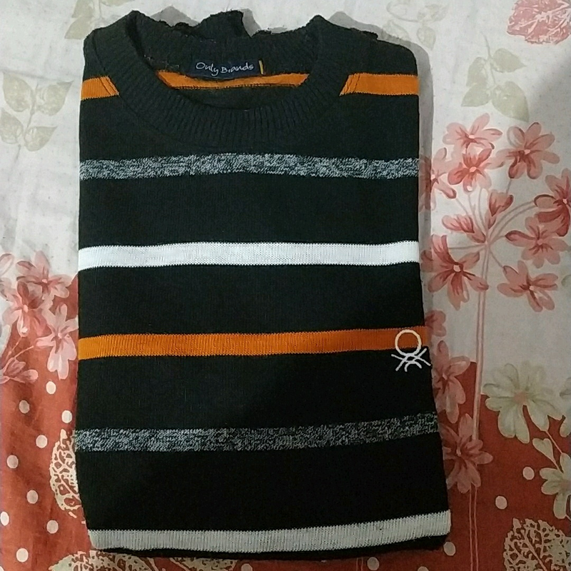 Striped Knit Sweater