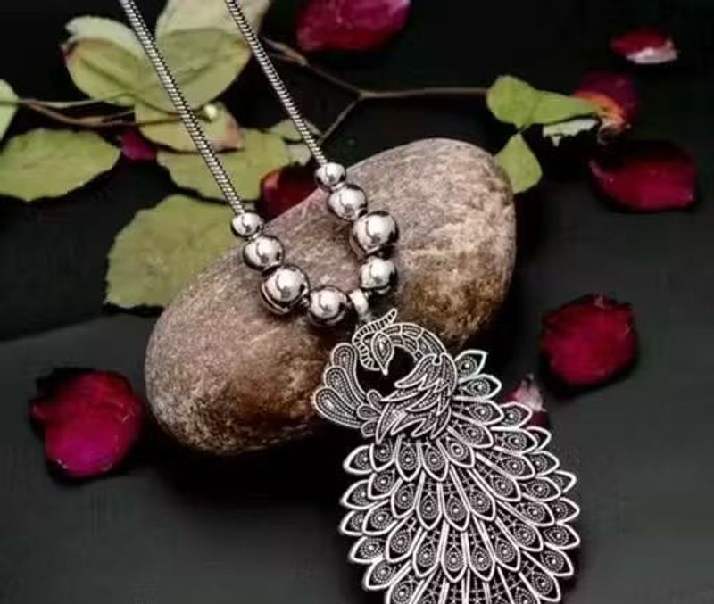 Peacock Pendant Necklace