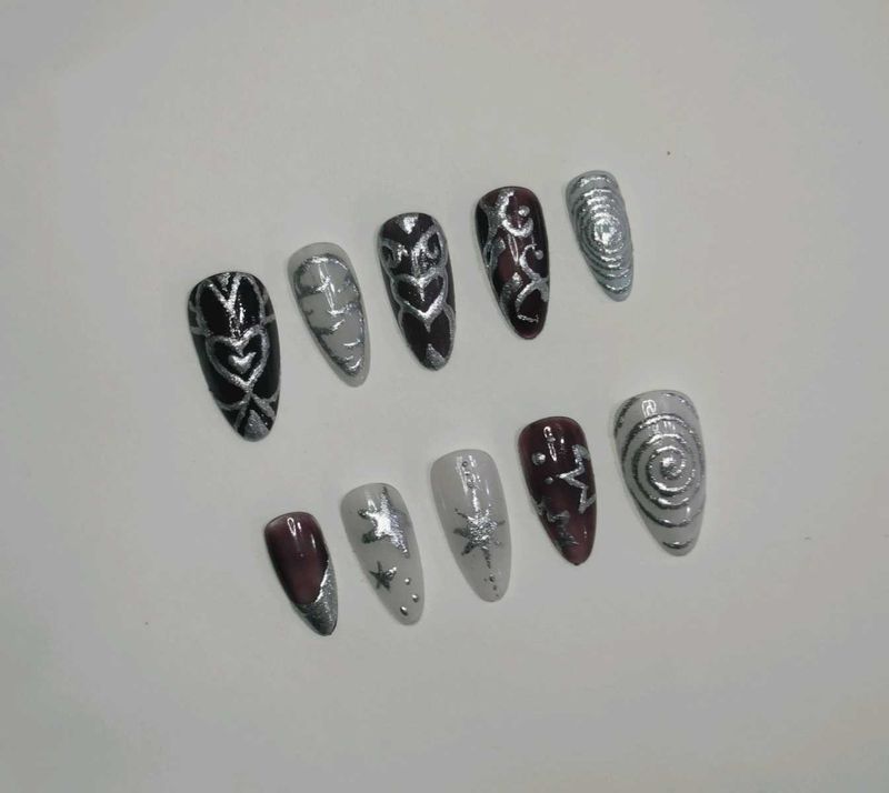 brand new handmade Press-On Nail Set