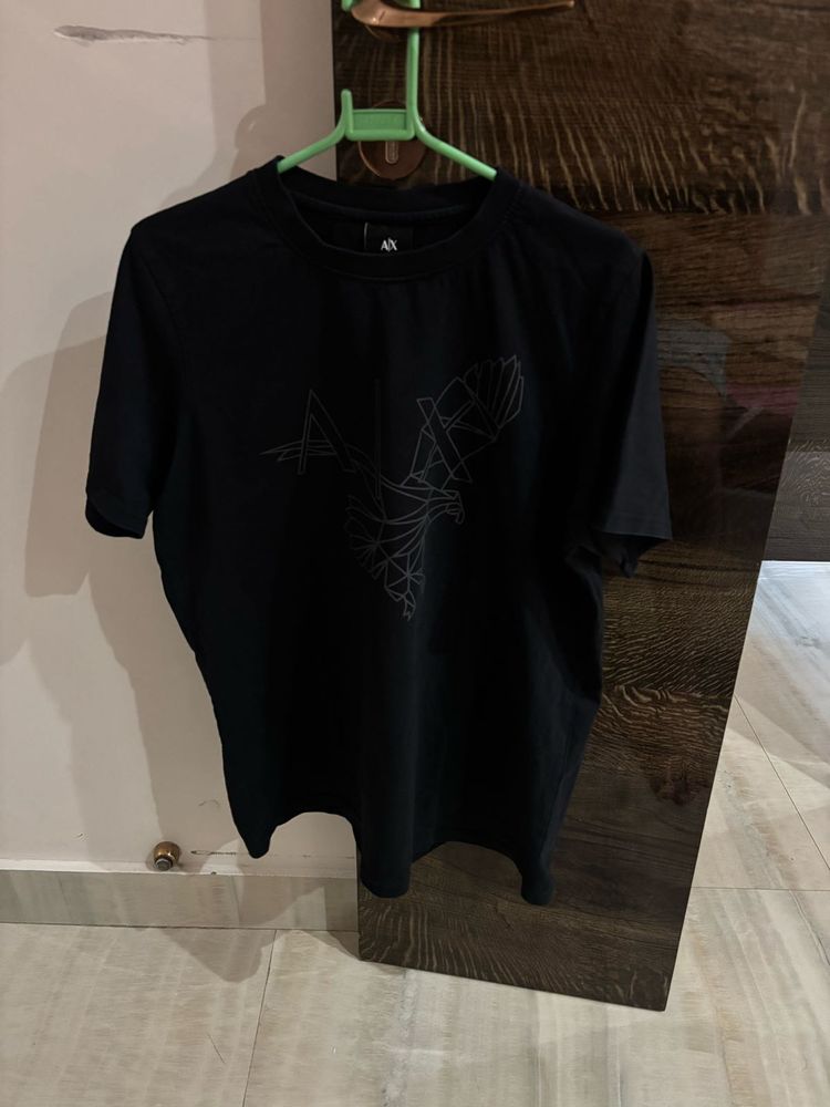 Armani Exchange Black Logo Tshirt