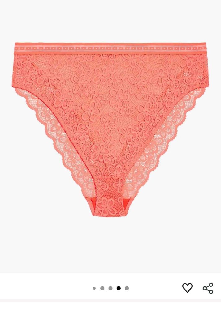 Coral Lace Panties (39-41)