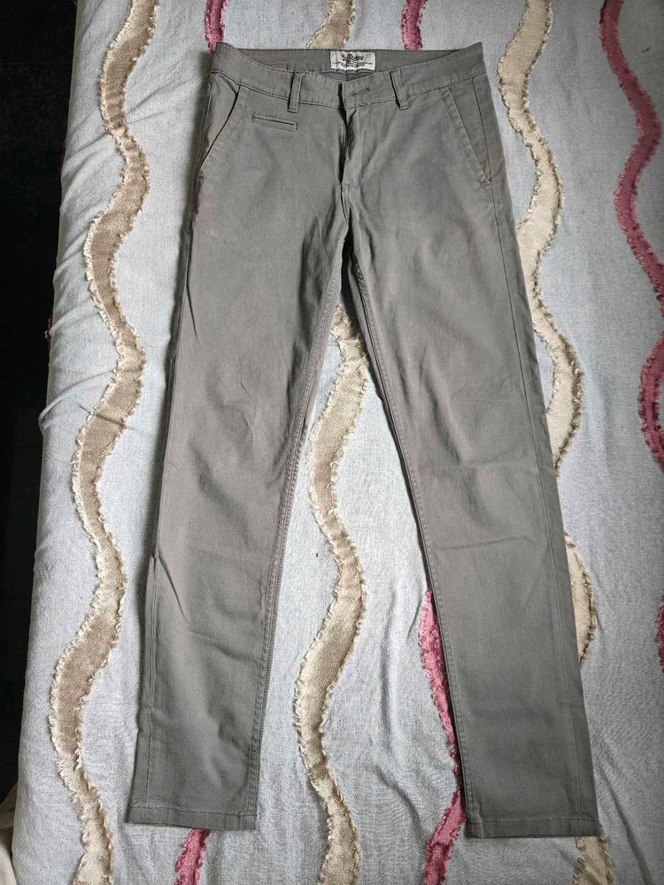 Men&#39;s Grey Casual Pants