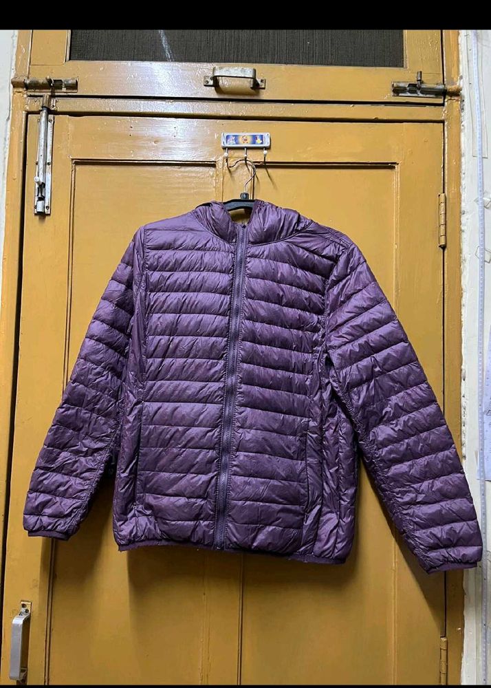 Stylish Purple Puffer Jacket