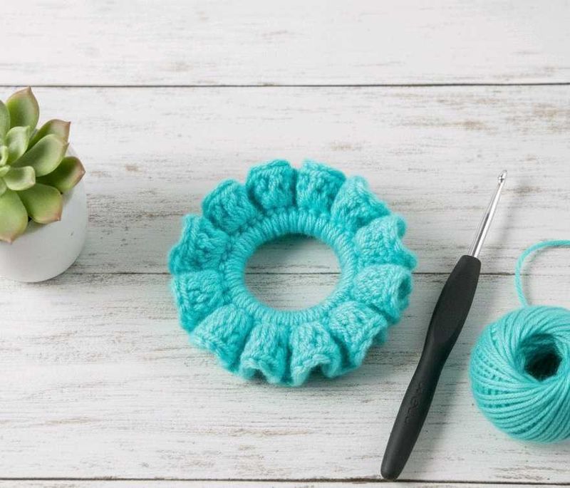 Handmade Crochet Scrunchie