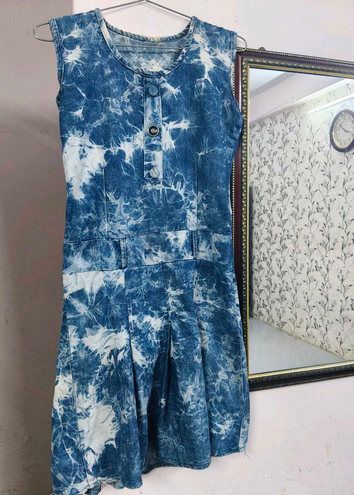 Denim Sleeveless Dress