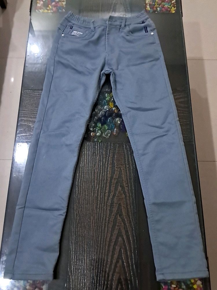 Blue Cheenos Boys , Stretchable , Size - 38length