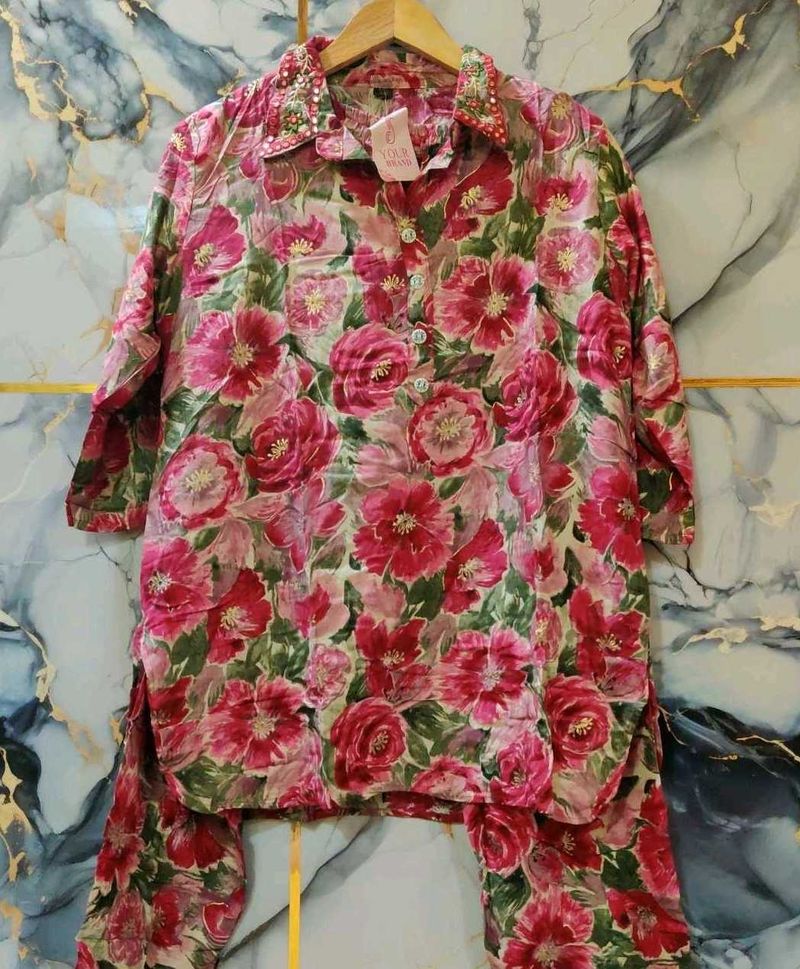 clearence brand NEW Floral CO-ORD Set