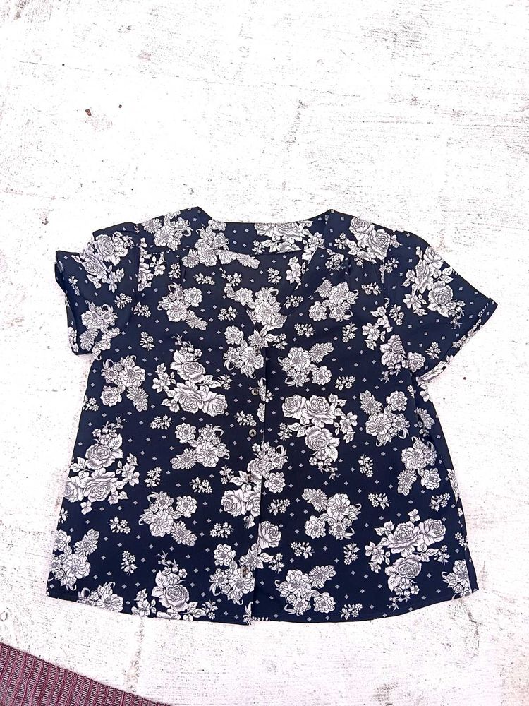 Floral Print Blouse