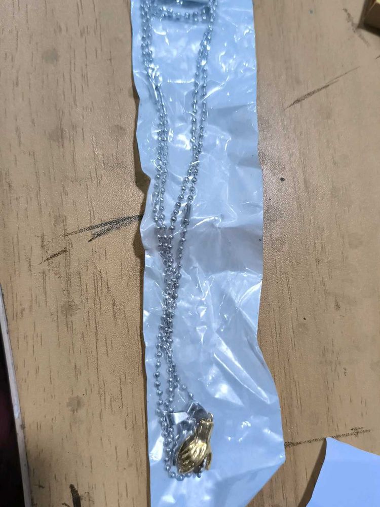 Clasping Hands Necklace