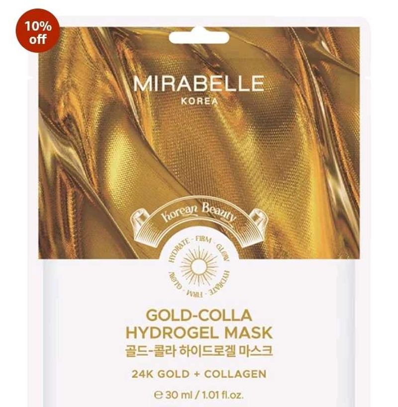 Mirabelle Gold Hydrogel Collagen Mask