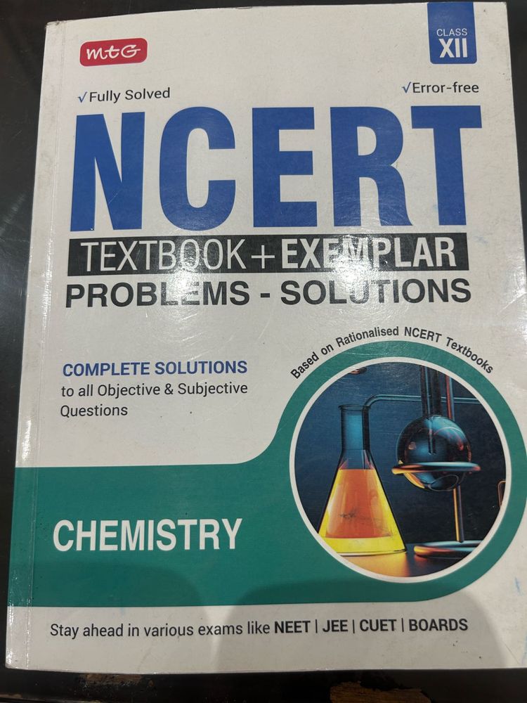 Mtg Chemistry Textbook &amp;exemplar Solution Class 12