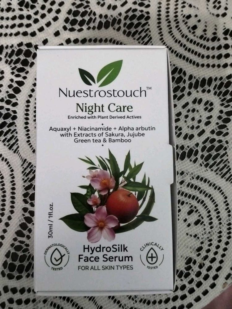 Nuestrostouch Night Care HydroSilk Face Serum