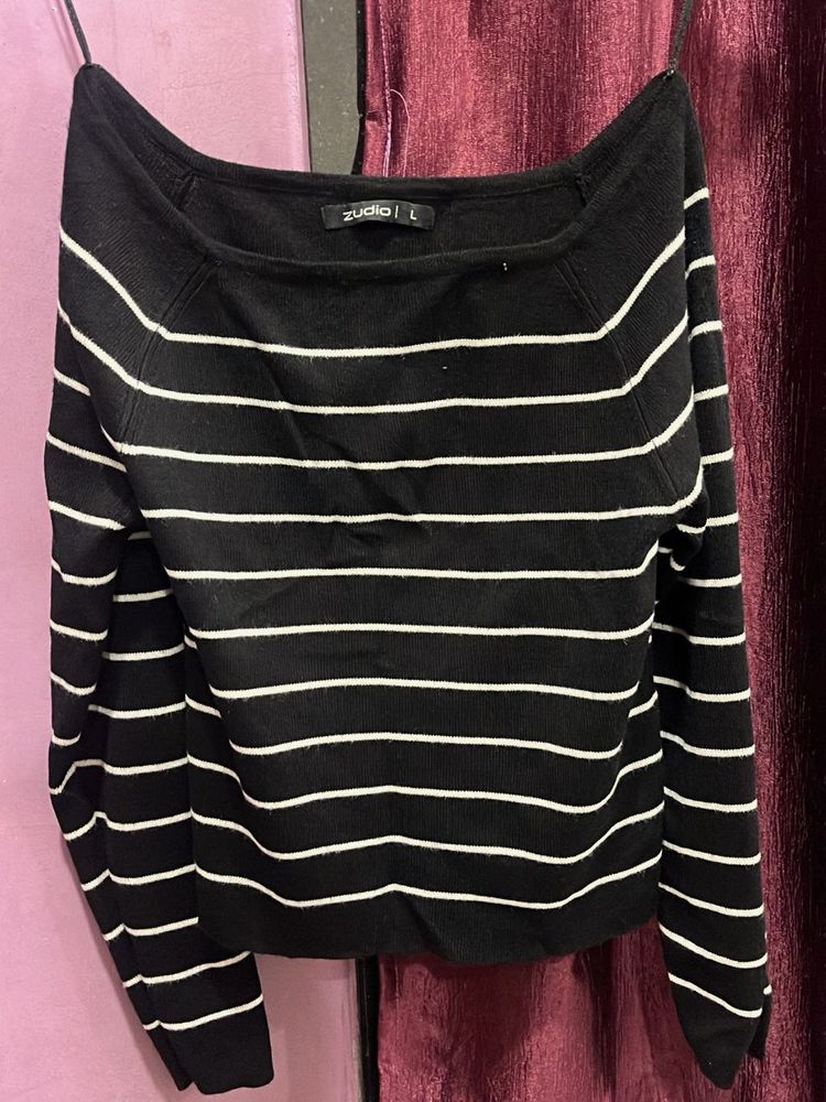 Striped Long Sleeve Top