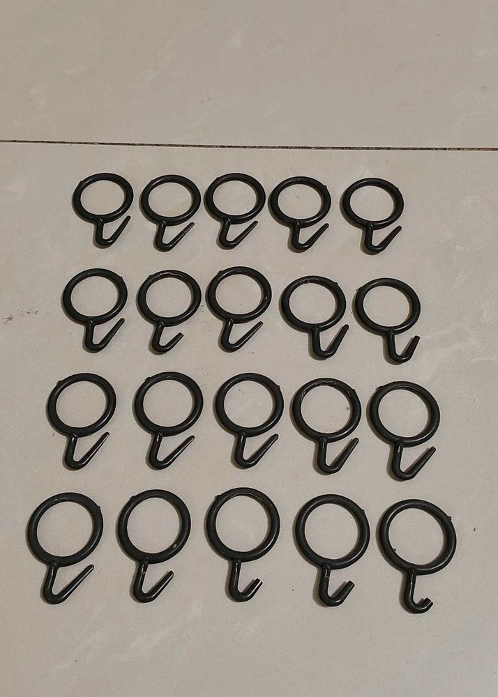 Pack Of 20 Curtain Rings