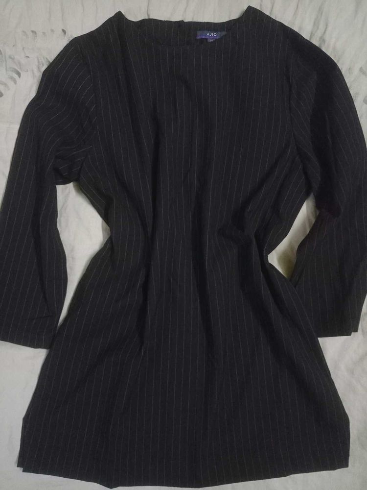 Striped Long Sleeve Dress