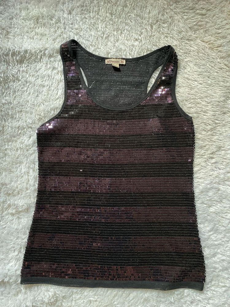 Forever  Sequin Tank Top