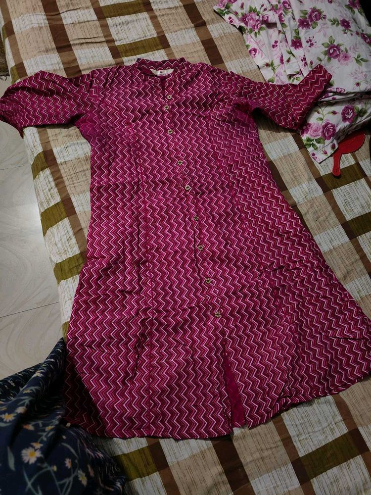 Pink Kurta