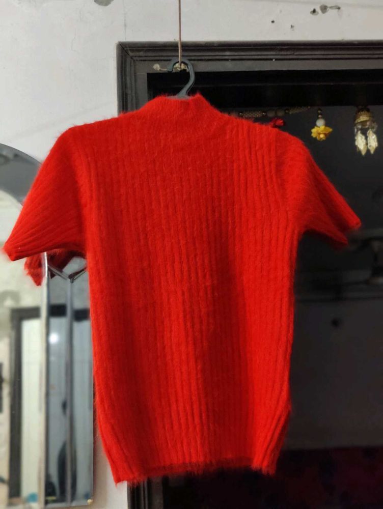 Woolen High Neck Sweater For Women