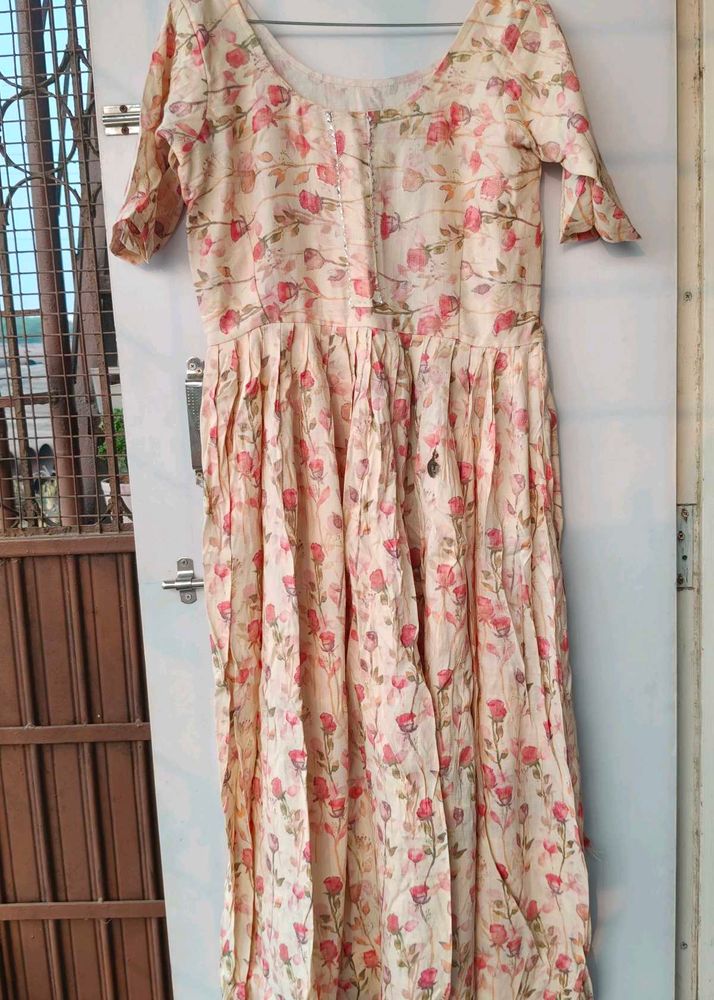 Floral Print Maxi Dress