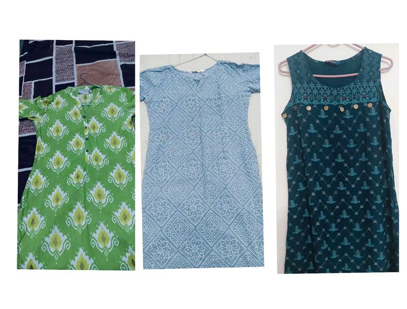 COMBO OF 3 PRETTY KURTIS💖