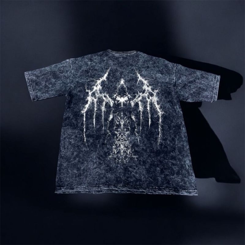 The Angel Of Death Acid Wash Tshirt