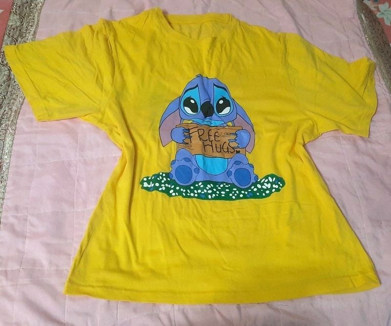 Beautifull Color 😍 Down Sholder Womens T-shirt