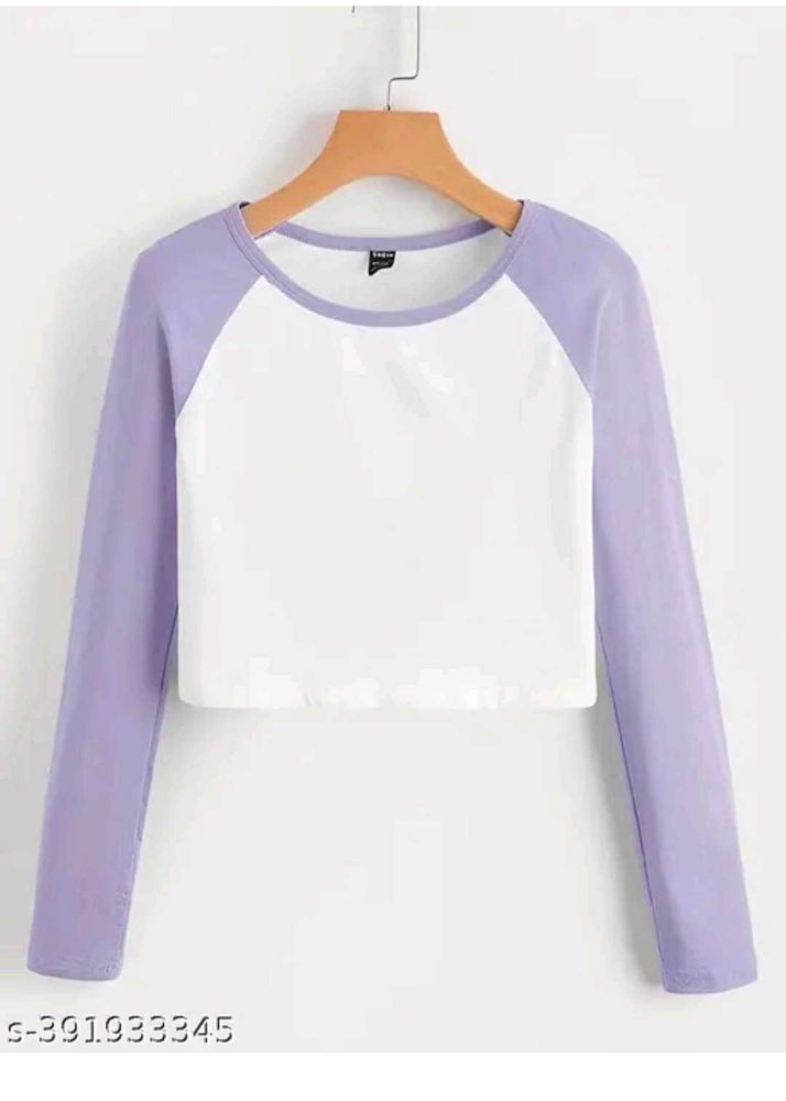 Raglan Sleeve Crop Top