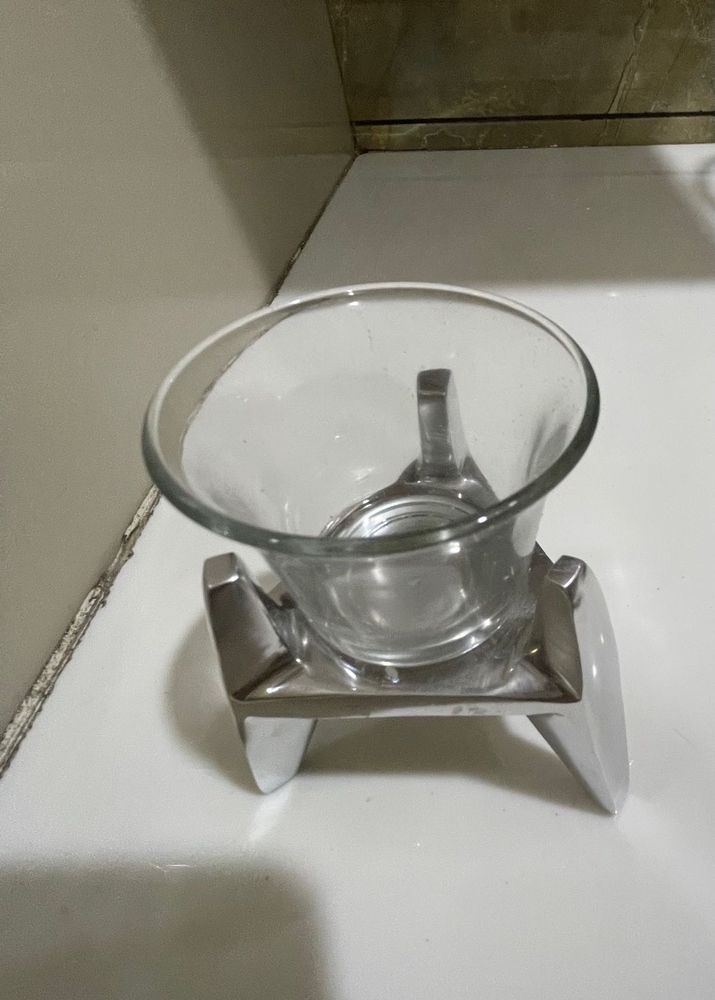 Tea Light With Steel Holder