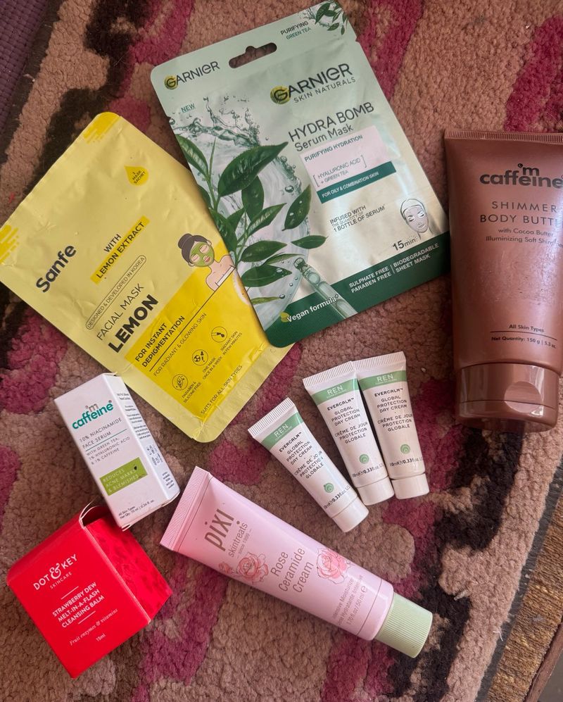 Skincare Bundle: Masks, Serums, and Creams