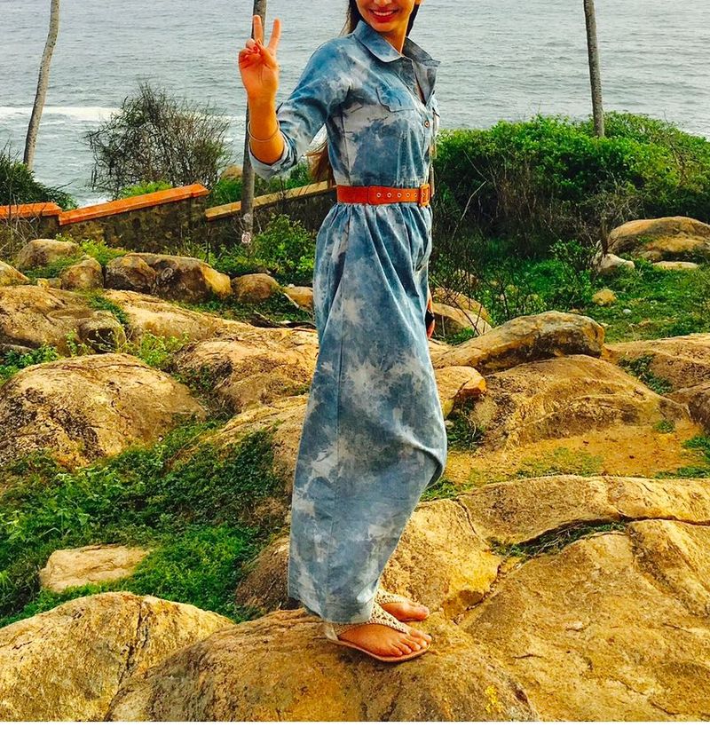 Denim Maxi Dress