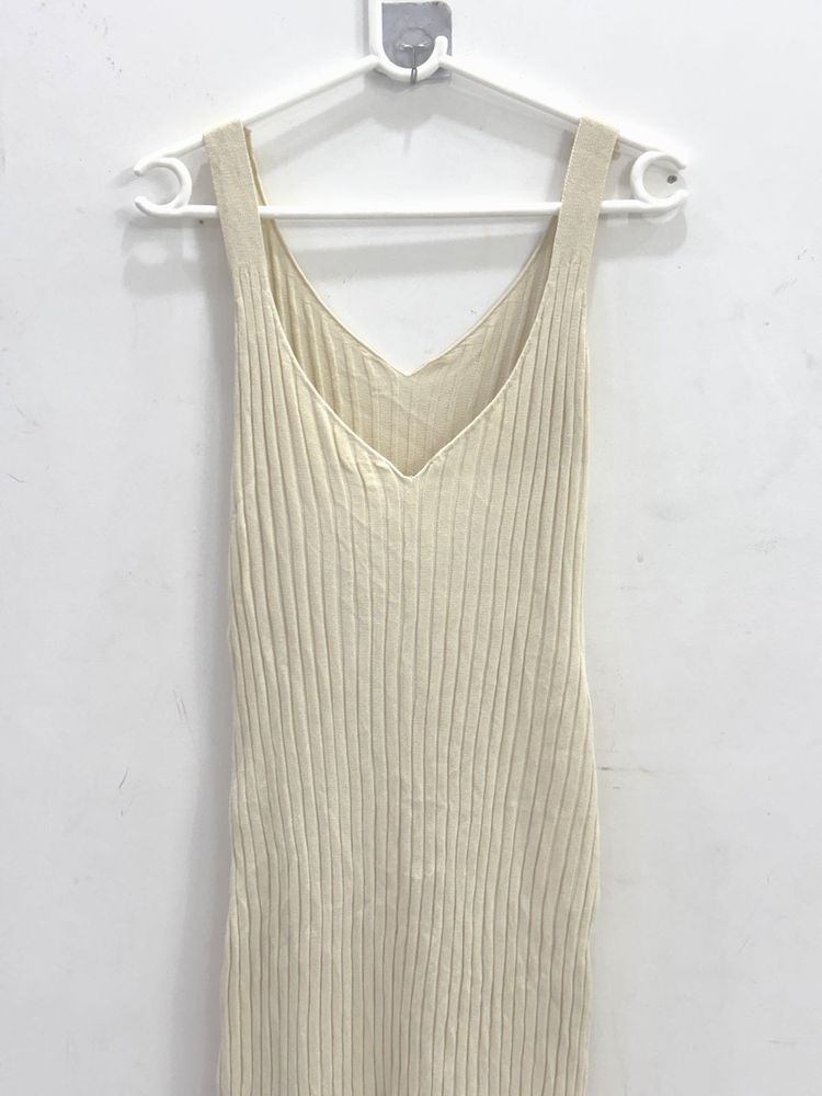 Ribbed Knit Tank Dress
