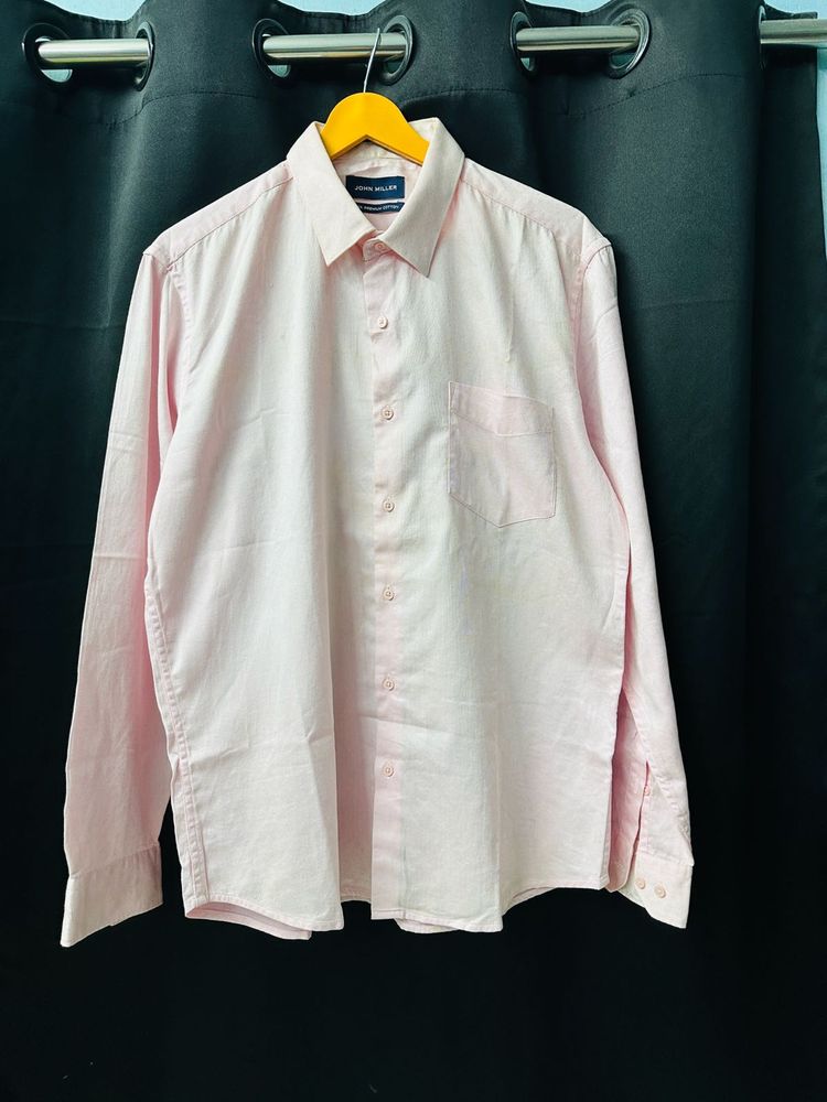 JOHN MILLER Pink Slim Fit Shirt .
