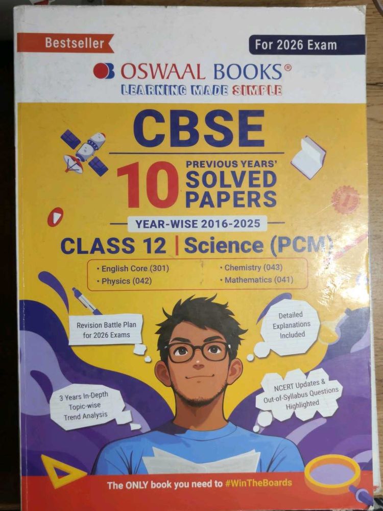 Oswaal cbse last 10 solved pyq book