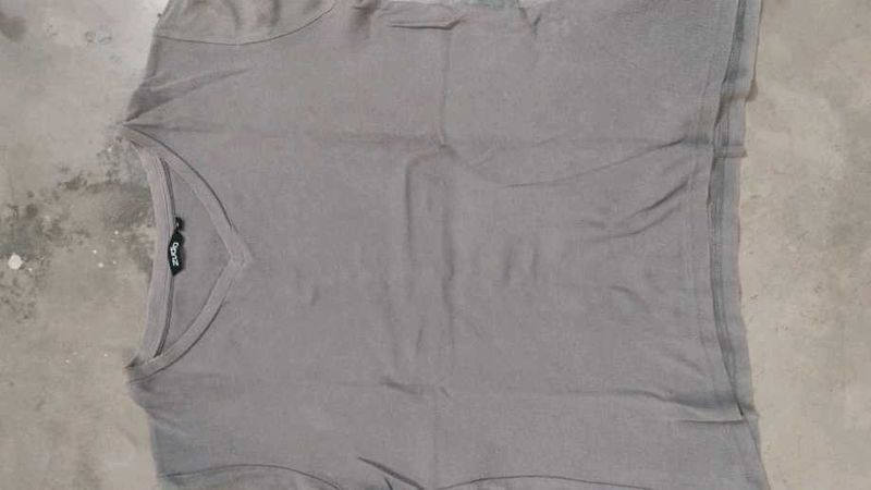 Grey Workaholic T Shirt