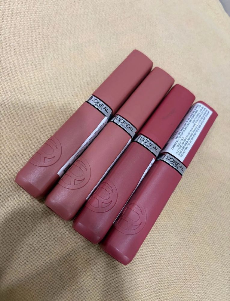 Loreal Matte Resistance Liquid Lipsticks.