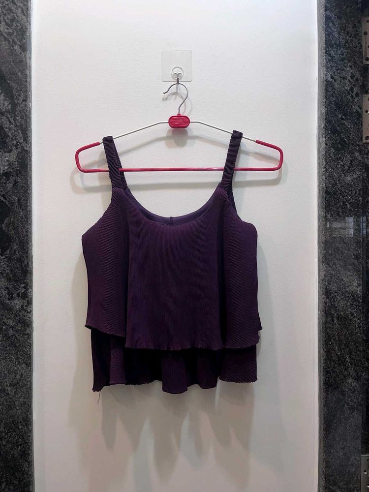 Purple Layered Tank Top
