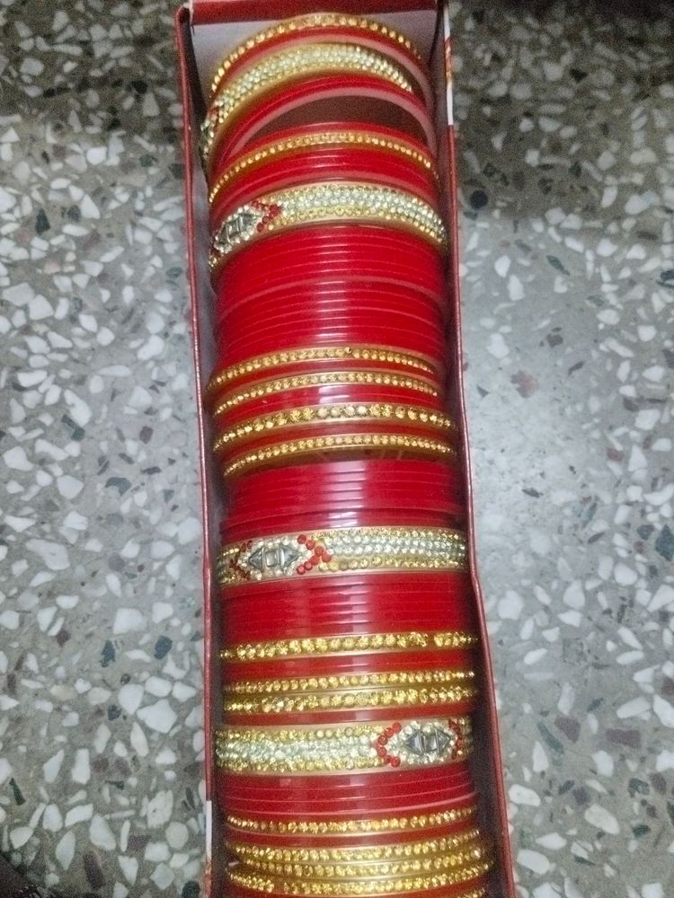 Bridal Chuda Red Colour