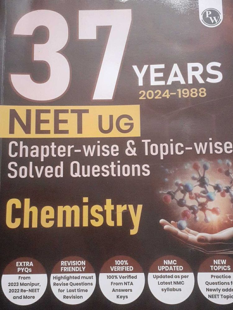 NEET UG Chemistry - 37 Years